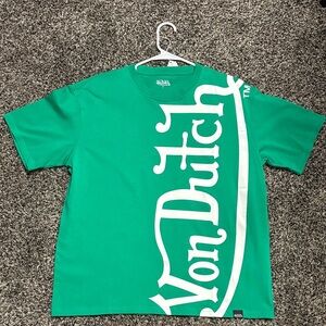 Von Dutch Green Logo Tee S